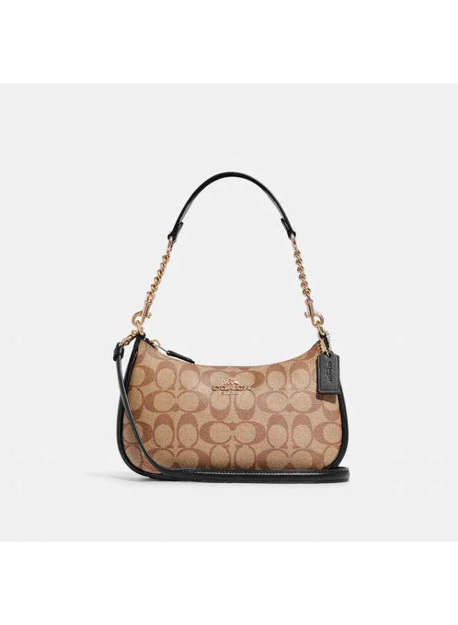 coachoutlet Coach Teri Shoulder Bag in Signature Canvas – Shoulder & Crossbody Bag - Image 1